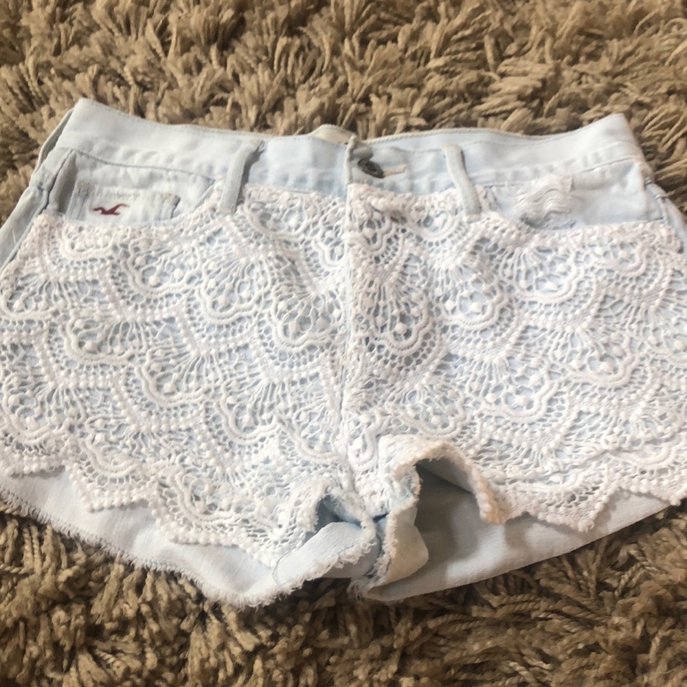 Hollister denim shorts. Size5